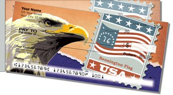 Flag Stamp Side Tear Checks