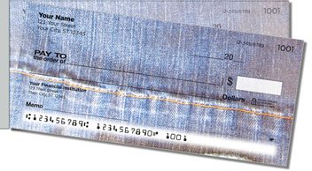 Favorite Jeans Side Tear Checks