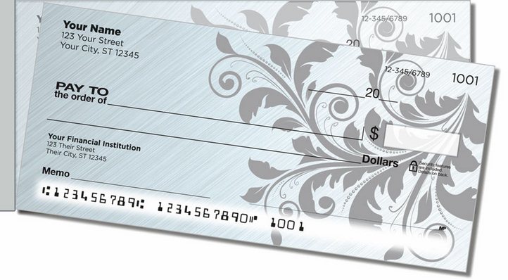 Fancy Scroll Side Tear Personal Checks