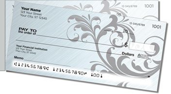 Fancy Scroll Side Tear Personalized Checks