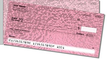 Extruded Blocks Side Tear Personalized Checks