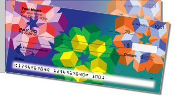 Modern Art Side Tear Checks