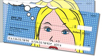Pop Art Side Tear Personalized Checks