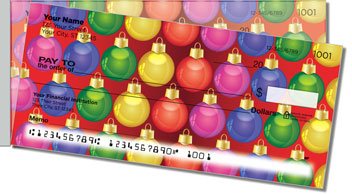 Happy Holidays Side Tear 2 Personalized Checks