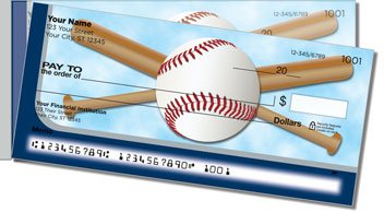 Silver and Blue Baseball Fan Side Tear Checks