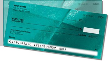 Rusted Metal Side Tear Personalized Checks