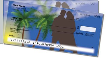 Romantic Hideaway Side Tear Personalized Checks