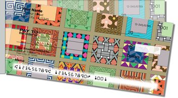Quilt Pattern Side Tear Personalized Checks