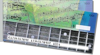 Making Music Side Tear Personalized Checks