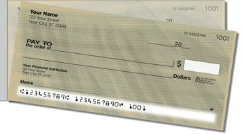 Earth Tone Side Tear Personalized Checks