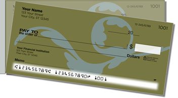 Unfurling Branch Side Tear Personalized Checks