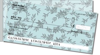 Vintage Wallpaper Side Tear Personalized Checks