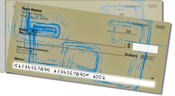 Chalk Glow Side Tear Personalized Checks