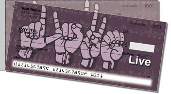 Sign Language Side Tear Checks