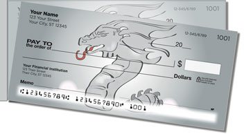 Dragon Side Tear Personalized Checks