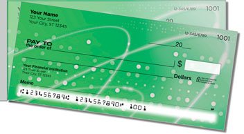 Curves of Light Side Tear Personalized Checks