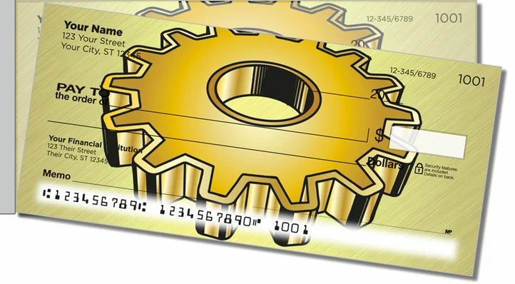 Turning Gear Side Tear Personal Checks