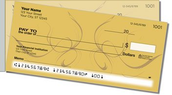Artistic Tattoo Side Tear Personalized Checks