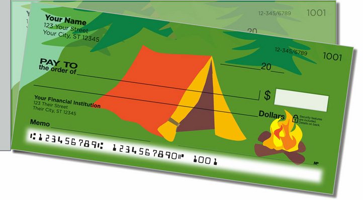 Camping and Hiking Side Tear Personal Checks