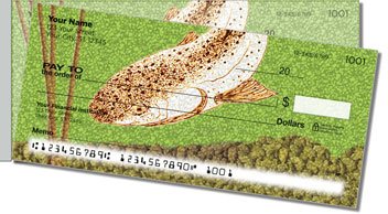 Trout and Salmon Side Tear Personalized Checks