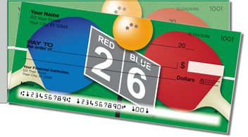 Ping Pong Side Tear Personalized Checks