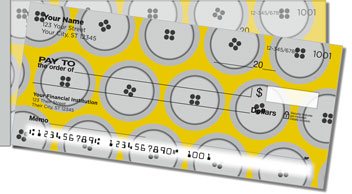 Button Collection Side Tear Personalized Checks