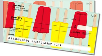 Summer Treat Side Tear Personalized Checks
