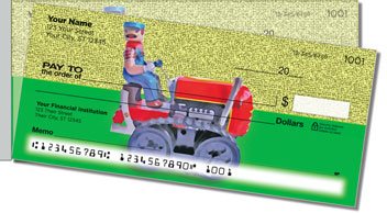 Wind Up Toy Side Tear Personalized Checks