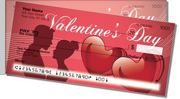 Valentines Day Side Tear Checks