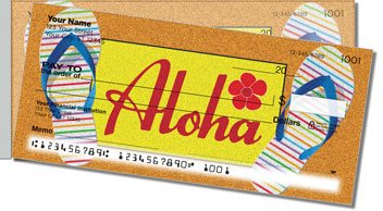 Welcome Mat Side Tear Personalized Checks