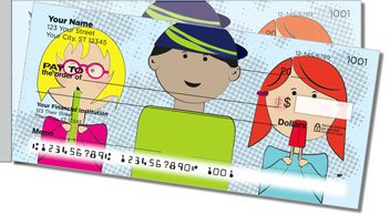 Best Friend Side Tear Personalized Checks