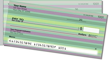 Horizontal Stripe Side Tear Checks