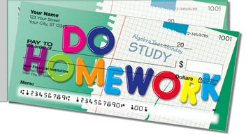 Fridge Note Side Tear Personalized Checks