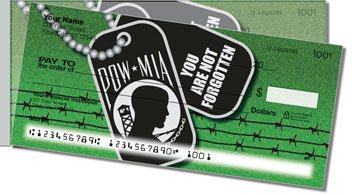 POW MIA Side Tear Checks