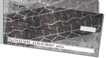 Tire Tread Side Tear Personalized Checks