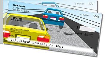 Traffic Jam Side Tear Personalized Checks