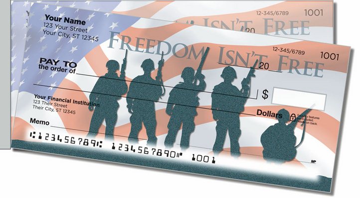 Price of Freedom Side Tear Personal Checks