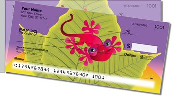 Gecko Side Tear Personalized Checks