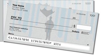 Spring Shower Side Tear Personalized Checks