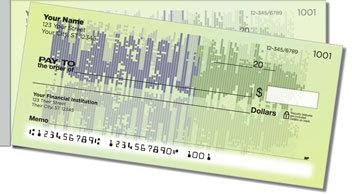 Sound Wave Side Tear Personalized Checks