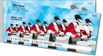 Marching Band Side Tear Personalized Checks