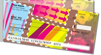 Stamp Collector Side Tear Personalized Checks