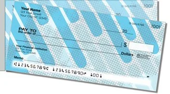 Dashing Diagonal Side Tear Personalized Checks