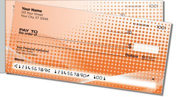 Dot and Swirl Side Tear Personalized Checks