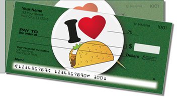 I Love Food Side Tear Checks