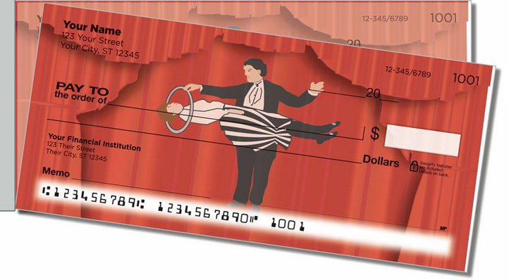 Magic Trick Side Tear Personal Checks