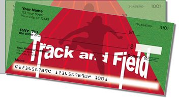 Track and Field Side Tear Personalized Checks