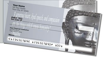 Buddha Side Tear Personalized Checks