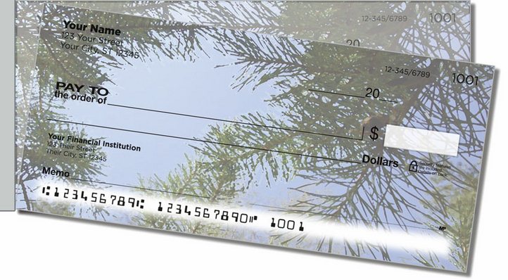 Beautiful Branches Side Tear Personal Checks
