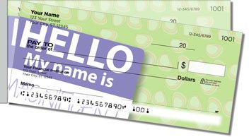 Name Tag Side Tear Checks